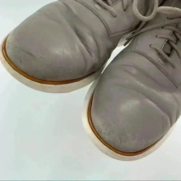 Cole Haan mens size 11 gray leather grade OS lightweight lace up Oxfords main image 5